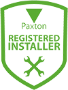 Paxton registered installer logo